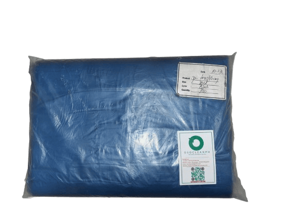 Black sheeted biodegradable trash bag (no tie), eco-friendly, durable, Metro Manila